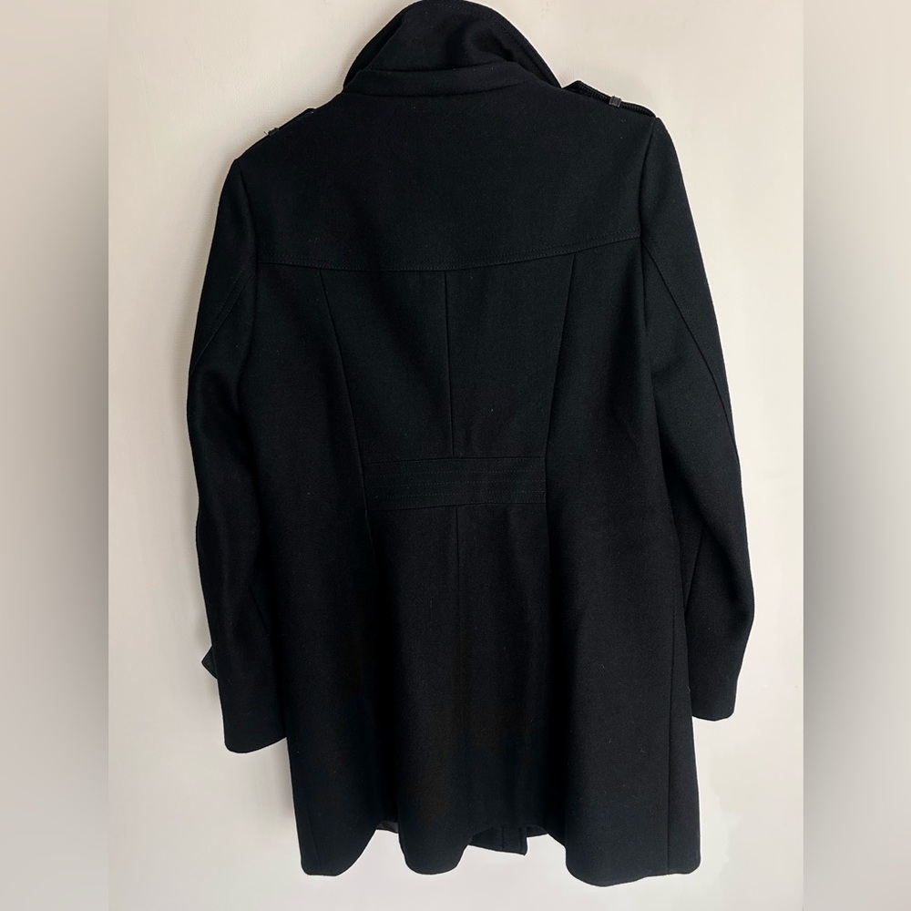 TOMMY HILFIGER Wool Duffle Coat Toggle Military Academia Winter Overcoat Size M - Picture 15 of 15